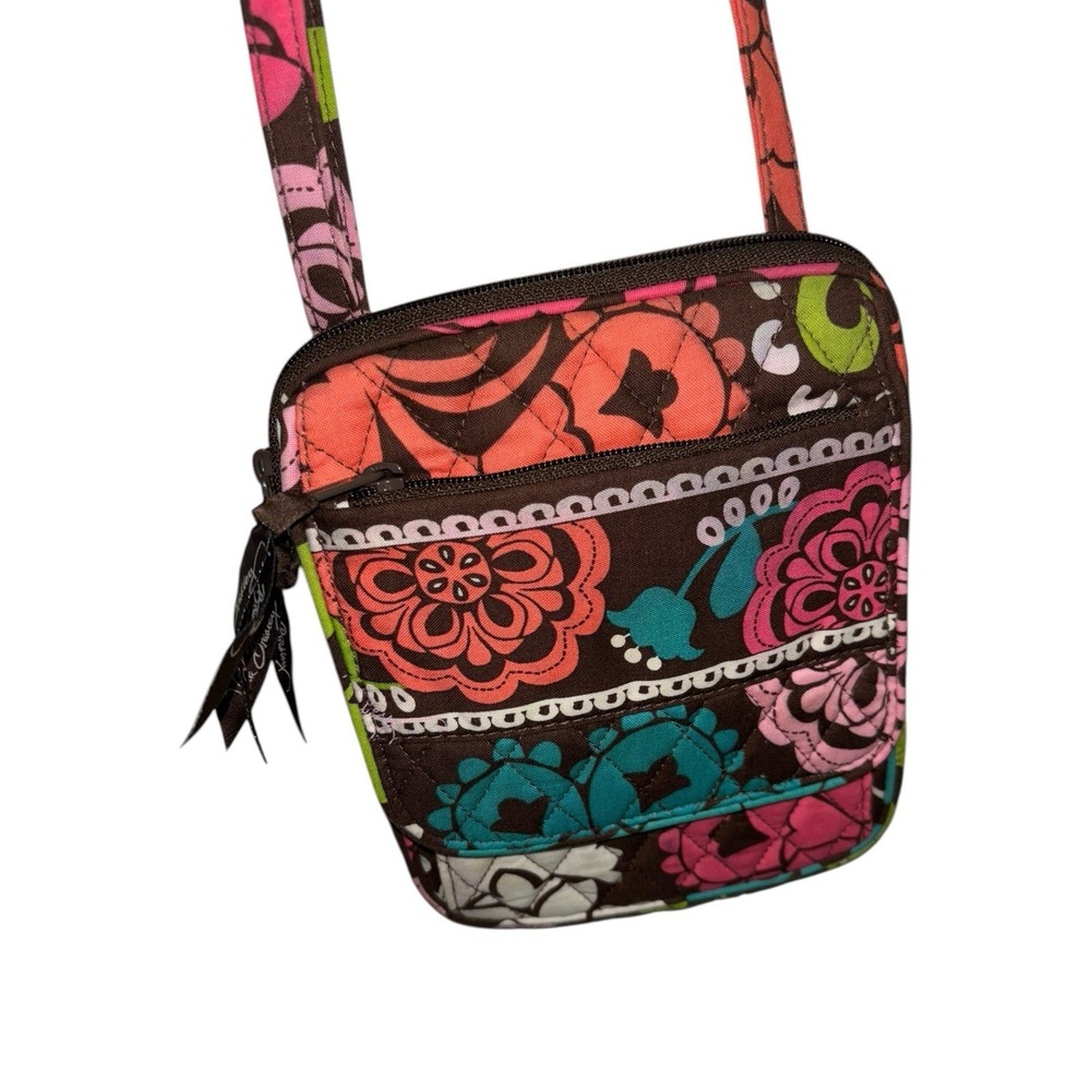 Vera Bradley‎ Lola Mini Hipster Crossbody Bag Wallet Quilted Floral Retired